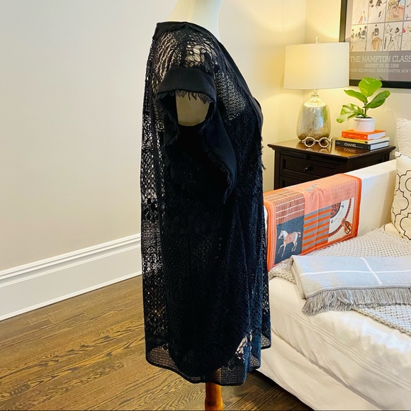 BCBGMAXAZRIA Lindsay Lace Tunic Dress - Picture 4 of 16